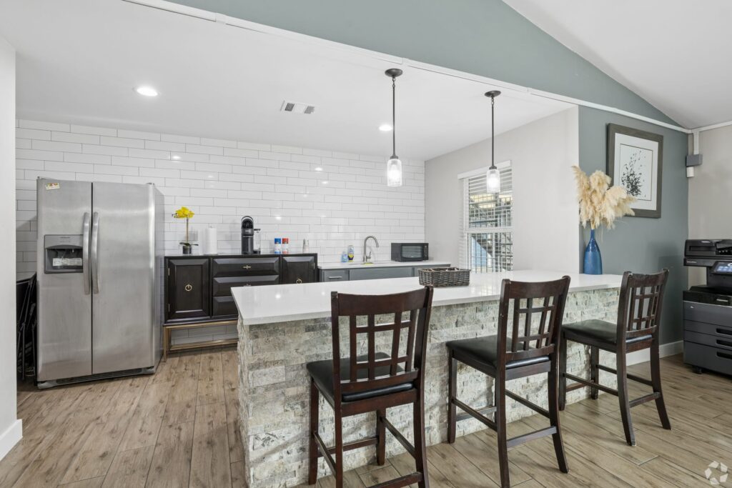 Renovated clubhouse and leasing lounge